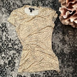 NWT Express Animal Print Tee